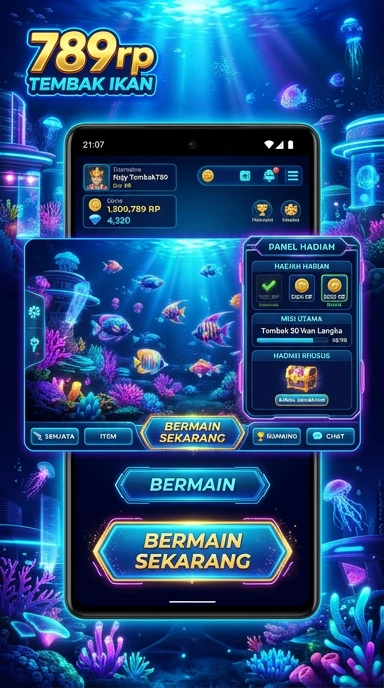 Tampilan antarmuka utama aplikasi 789rp.